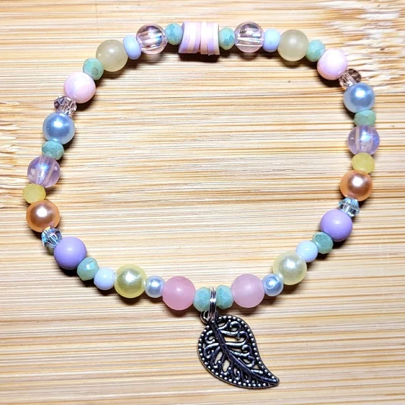 Set Of Three Stem Green Bracelets - Picture 2 of 5